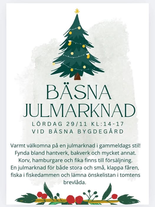 Julmarknad Bäsna